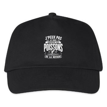 Humour Pêcheur, Cadeau Pêche Drôle - Casquette de baseball Enfant - noir - Devant