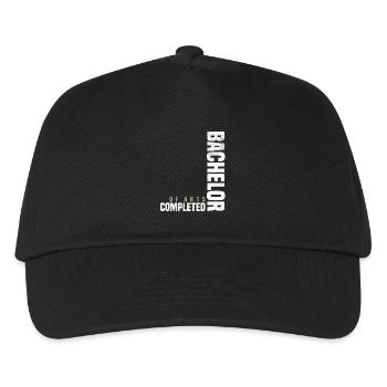 Bachelor of Arts - Kinder Basecap - Schwarz - Vorne