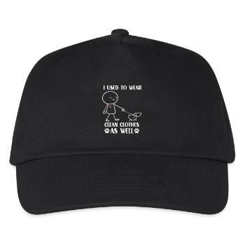 Gassi Outfit Hundehalter Geschenk Süßes Gassi - Kinder Basecap - Schwarz - Vorne