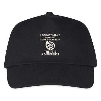 Lustiger Drechsel Spruch Geschenk Drechsler - Kinder Basecap - Schwarz - Vorne