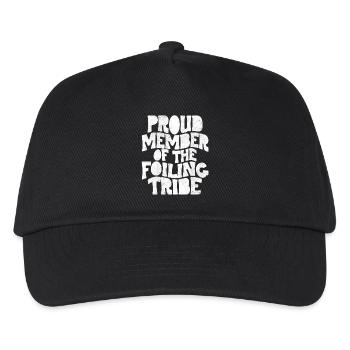 Proud Member of the Foiling Tribe - Kinder Basecap - Schwarz - Vorne
