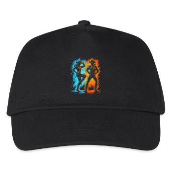 Linedance Herren Damen Kinder Line Dance - Kinder Basecap - Schwarz - Vorne