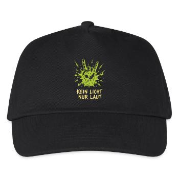 Kein Licht Nur Laut Rock-Graphic - Kinder Basecap - Schwarz - Vorne