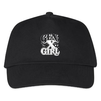 Gen X Girl - Kinder Basecap - Schwarz - Vorne