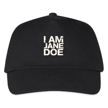 I Am Jane Doe Saying  - Kinder Basecap - Schwarz - Vorne