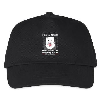 Samojede - Kinder Basecap - Schwarz - Vorne