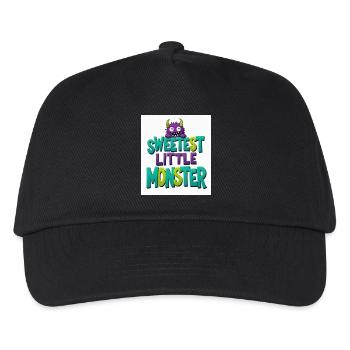 Das süßeste kleine Monster - Kinder Basecap - Schwarz - Vorne