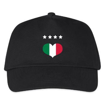 Italian Football - Kids’ Baseball Cap - black - Front
