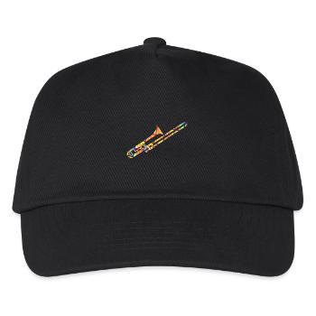 Trombone Geometric - Kids’ Baseball Cap - black - Front