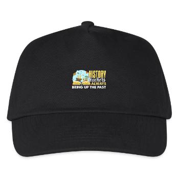 History Teacher Always Bring Up The Past - Kids’ Baseball Cap - black - Front