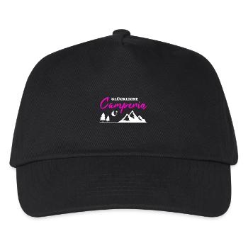 Happy Camper Camping Camping Camper - Casquette de baseball Enfant - noir - Devant