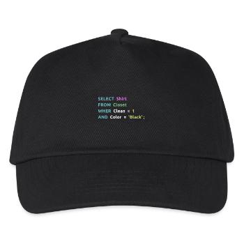 Nerd Computer Computer Work Coder Gift Idea - Kids’ Baseball Cap - black - Front