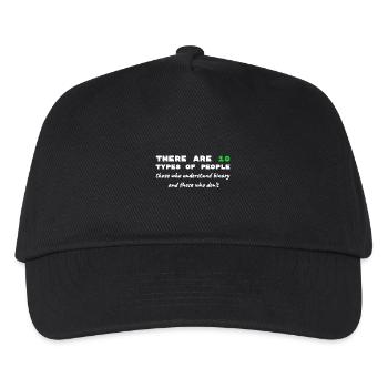 Code binaire Dictons drôles Travail sur ordinateur - Casquette de baseball Enfant - noir - Devant