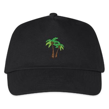 Palm tree - Kids’ Baseball Cap - black - Front