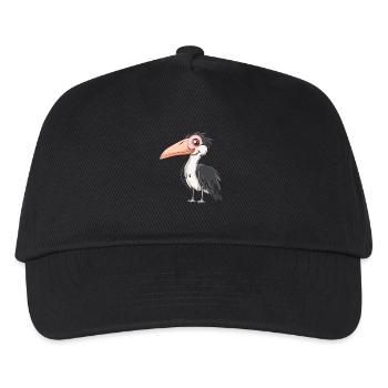 Illustration of a funny bird - Kids’ Baseball Cap - black - Front