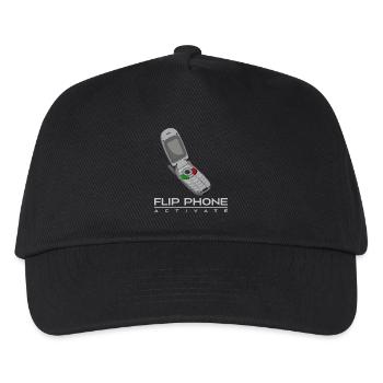 Flip Phone Activate Vintage & retro Old Flip Phone - Kids’ Baseball Cap - black - Front
