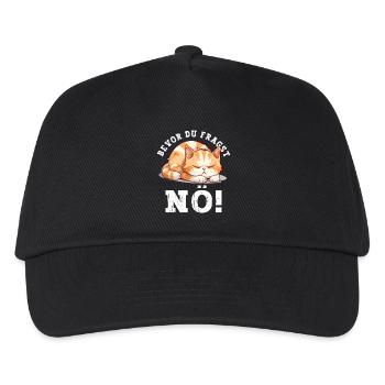Before You Ask Nope No Cat Funny Saying Humor - Kids’ Baseball Cap - black - Front