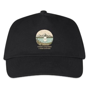 Randonneurs au sommet et désaltérants - Casquette de baseball Enfant - noir - Devant