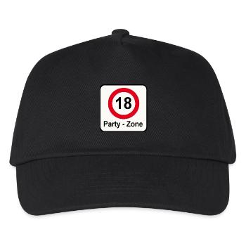 18th Birthday, Age of Majority, Party Zone (25) - Kids’ Baseball Cap - black - Front