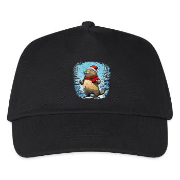 Christmas Marmots - Kids’ Baseball Cap - black - Front