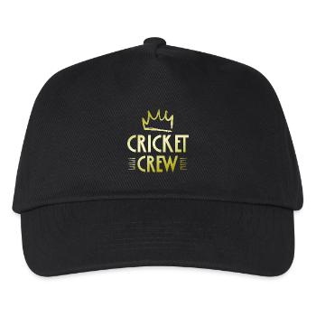 Cricket Crew - Kinder Basecap - Schwarz - Vorne