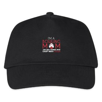 Cooler Bowling Mom - Kids’ Baseball Cap - black - Front