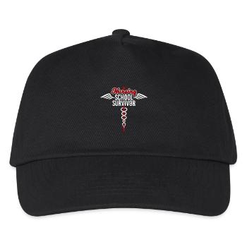 Nursing School Survivor - Kids’ Baseball Cap - black - Front