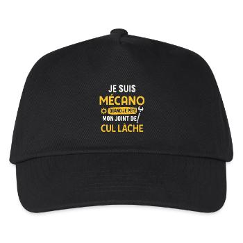 Mechanic - Kids’ Baseball Cap - black - Front