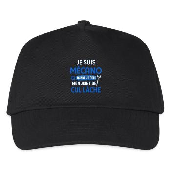 Mechanic - Kids’ Baseball Cap - black - Front