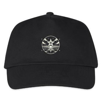 corps céleste, idée cadeau, ciel étoilé comète L - Casquette de baseball Enfant - noir - Devant