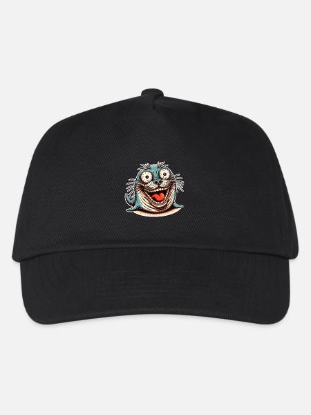 Robbe Seehund - Kinder Basecap - Schwarz