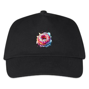 Donut - Kinder Basecap - Schwarz - Vorne