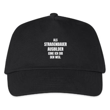 Le formateur de construction de routes ouvre la voie. - Casquette de baseball Enfant - noir - Devant