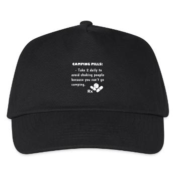 Camping Pills - Kids’ Baseball Cap - black - Front