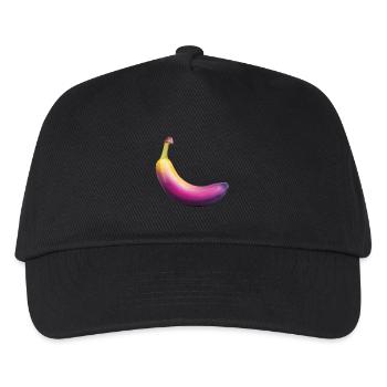 Banane - Kinder Basecap - Schwarz - Vorne