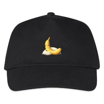 Banane - Kinder Basecap - Schwarz - Vorne