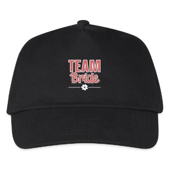 Team Bride - Kinder Basecap - Schwarz - Vorne