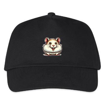 Hamster - Casquette de baseball Enfant - noir - Devant