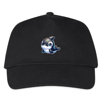Killer whale - Kids’ Baseball Cap - black - Front