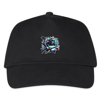 Tauchen Taucher - Kinder Basecap - Schwarz - Vorne
