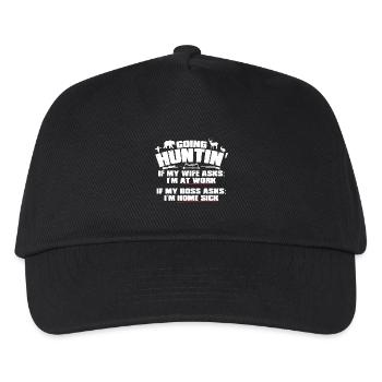 Going Hunting - Kids’ Baseball Cap - black - Front