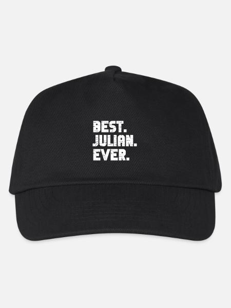 Bester Julian Ever Freund Geschenk Spruch - Kinder Basecap - Schwarz