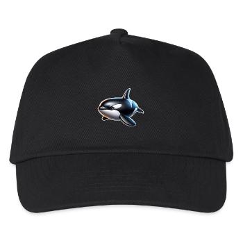 Orca Killer Whale - Kids’ Baseball Cap - black - Front