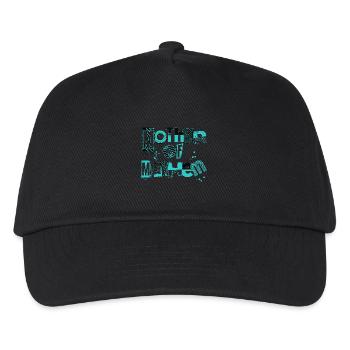 Mother Of Mayhem Wild Motherhood Mama Of Girl Boy - Kids’ Baseball Cap - black - Front