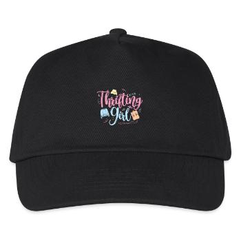 Thrift Shopper Thrifting Girl Thrift Store - Kids’ Baseball Cap - black - Front