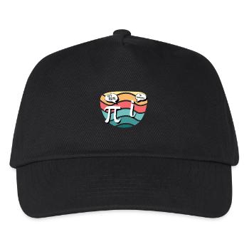 Math Humor Pi vs. Imaginary Number - Kids’ Baseball Cap - black - Front
