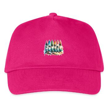 Surfing Surfers - Kids’ Baseball Cap - fuchsia - Front