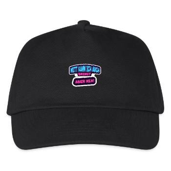 Nett kann ich auch bringt aber nix - Kinder Basecap - Schwarz - Vorne