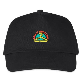 Thrift Shopper Call It Thrifting Thrift Store - Kids’ Baseball Cap - black - Front