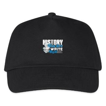 History Teacher Writes Right - Kids’ Baseball Cap - black - Front